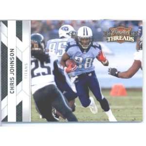   Chris Johnson   Tennessee Titans   NFL Trading Card in Screwdown Case
