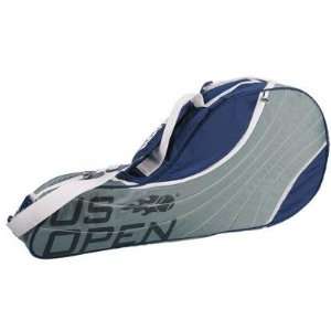 Wilson US Open Triple Tennis Racquet Bag   Grey/Blue   Z6141  