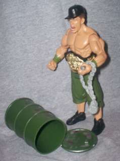 WWE Figure Ruthless Aggression John Cena & Accessories Belt,Hat, Chain 