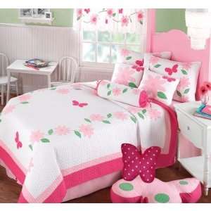  Papillon Quilt Set Size Full/Queen 3 PC