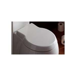    Planet Chromed Kit Toilet Seat Cover in White