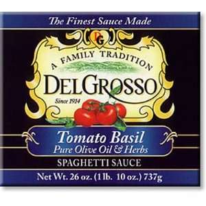Del Grosso Tomato Basil Spaghetti Sauce   12 Pack  Grocery 
