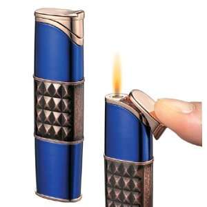    Satin Blue Torch Flame Lighter For Women