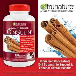 trunature® Advanced Strength CinSulin® Cinnamon, Chromium Picolinate 