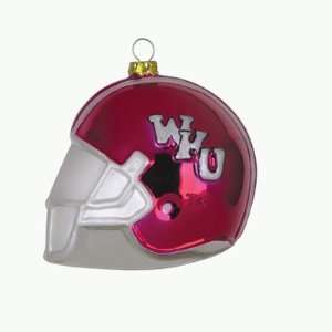 Western Kentucky Hilltoppers NCAA Glass Football Helmet Ornament (3)