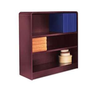  Radius Corner Bookcase, Wood Veneer, 3 Shelf, 35 3/8w x 11 