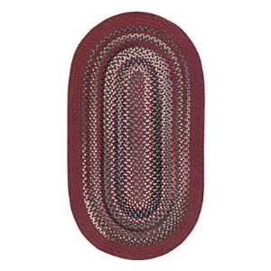 Capel Rugs Cape Henry 4x6 oval Wine Area Rug 