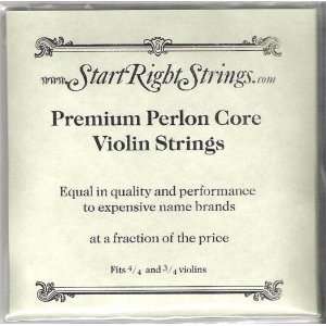 Start Right Strings Synthetic Core Professional Violin Strings 