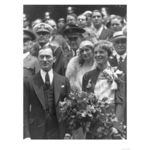 Amelia Earhart with Mayor Walker NYC Photo   New York, NY Giclee 