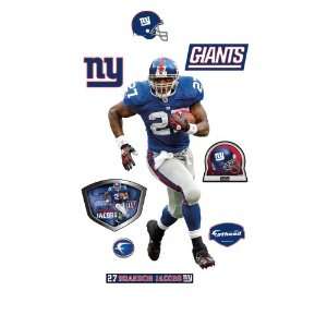  Brandon Jacobs New York Giants Wall Decal Sports 