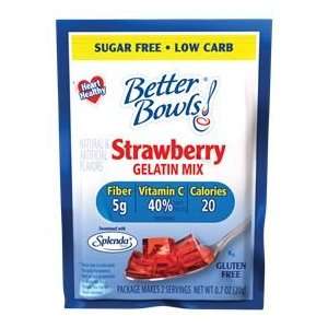 Sugar Free Gelatin Mix, Strawberry, 0.7 oz. Health 
