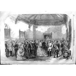    1863 ROYAL WEDDING RECEPTION SALOON GEORGES CHAPEL