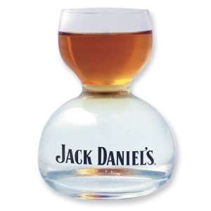  Jack Daniels 2 oz. Whiskey on 4 oz. Water Glass Jewelry