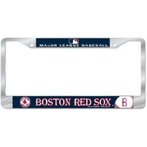   Red Sox MLB Chrome License Plate Frame by Wincraft