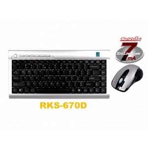   Tech Mini RK 670MD X slim Power Saver Wireless Keyboard & Mouse Combo