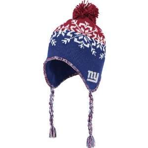  New York Giants Snowflake Tassel Knit Womens Beanie 