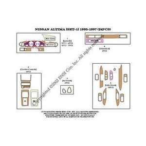   Altima (set 1) Dash Trim Kit 93 97   24 pieces   Marble Wood (3 221