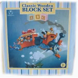  Disney Classic Wooden Block Set Toys & Games