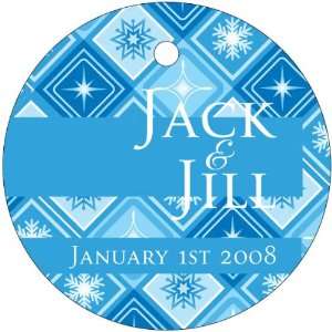  Wedding Favors Blue Holiday Wrapping Paper Design Circle 